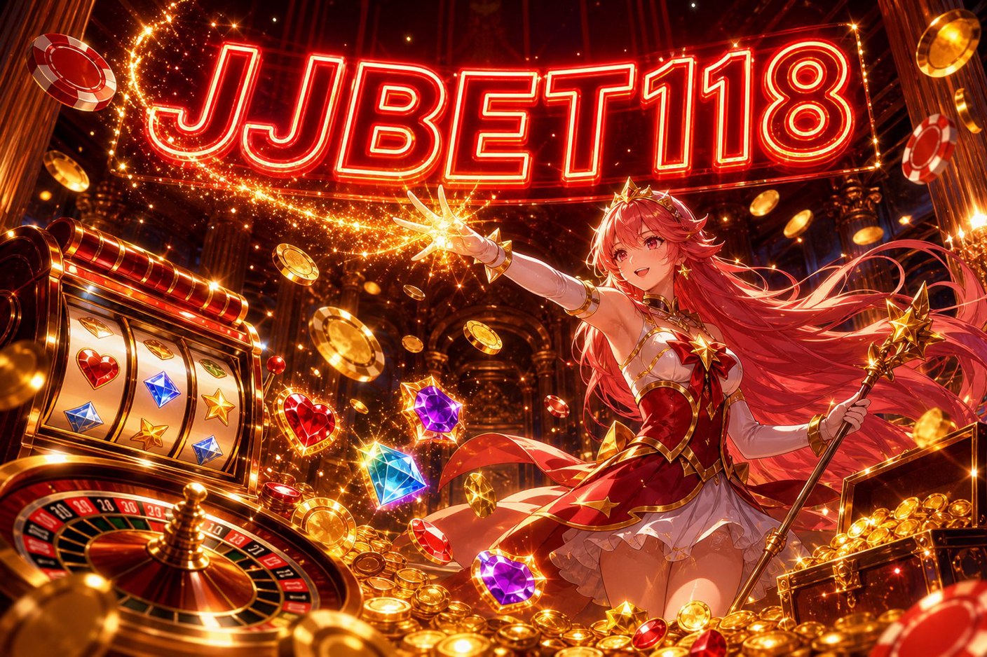 Halaman promo JJBET118 yang memuat bonus deposit pertama dan daftar main gratis